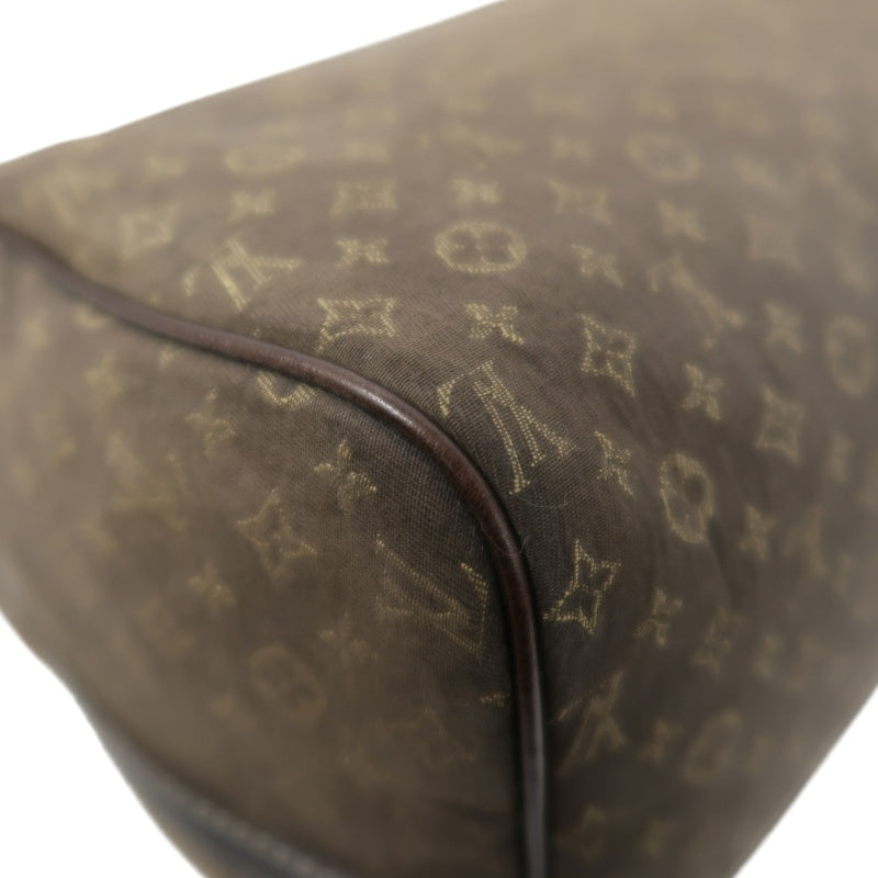 LOUIS VUITTON Speedy Monogram Denim Brown Handbag with Shoulder Strap