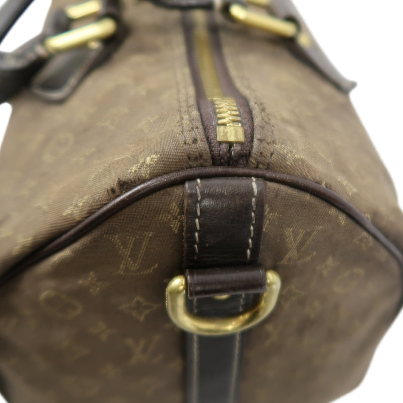 LOUIS VUITTON Speedy Monogram Denim Brown Handbag with Shoulder Strap