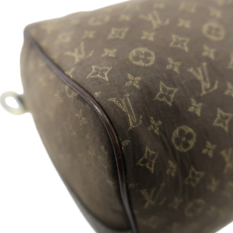 LOUIS VUITTON Speedy Monogram Denim Brown Handbag with Shoulder Strap