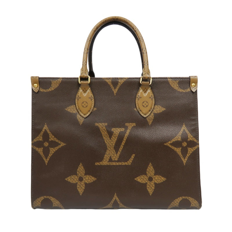 Louis Vuitton OnTheGo Tote Bag Monogram Reverse Brown / Monogram PVC