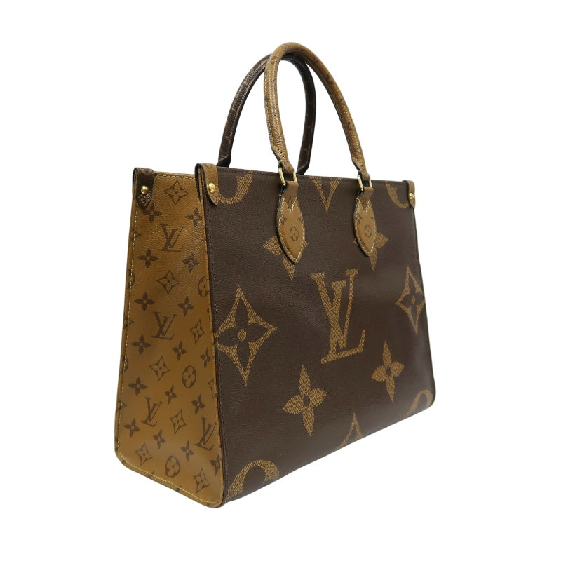 Louis Vuitton OnTheGo Tote Bag Monogram Reverse Brown / Monogram PVC
