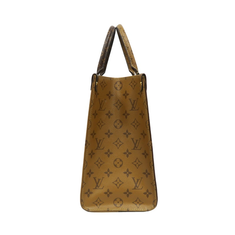 Louis Vuitton OnTheGo Tote Bag Monogram Reverse Brown / Monogram PVC