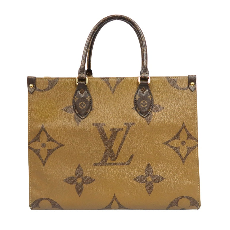 Louis Vuitton OnTheGo Tote Bag Monogram Reverse Brown / Monogram PVC