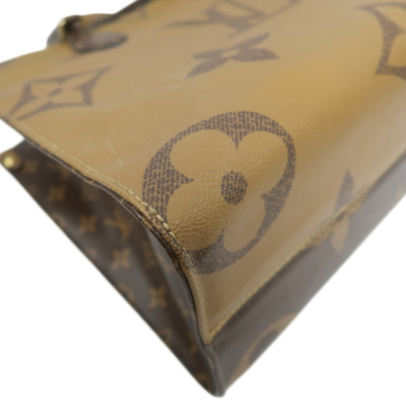 Louis Vuitton OnTheGo Tote Bag Monogram Reverse Brown / Monogram PVC