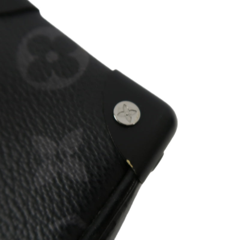 Louis Vuitton Mini Soft Trunk Monogram Eclipse Shoulder Bag, Black, PVC