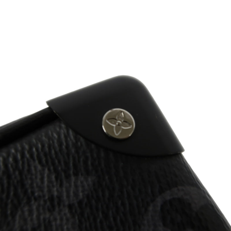 Louis Vuitton Mini Soft Trunk Monogram Eclipse Shoulder Bag, Black, PVC