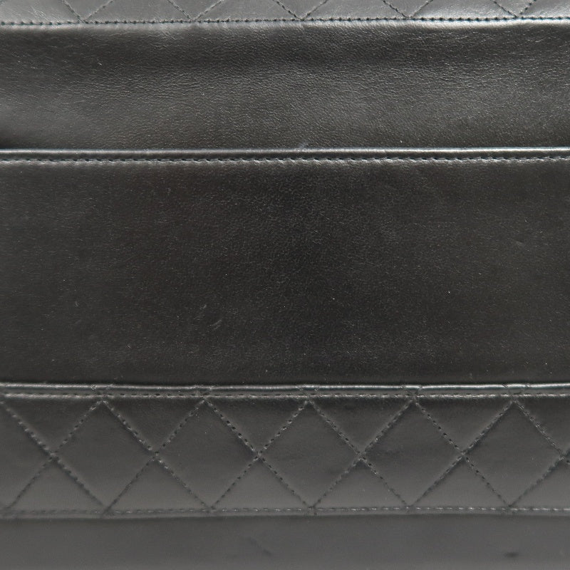 CHANEL 2.55 Shoulder Bag Lambskin Black Gold HardwareBlack Lambskin Quilted Flap Box Shoulder Bag