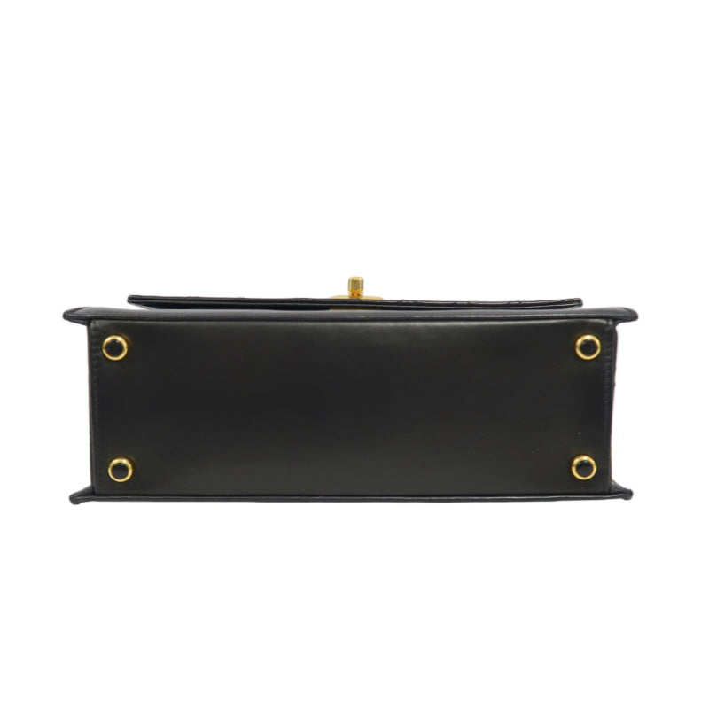 CHANEL 2.55 Shoulder Bag Lambskin Black Gold HardwareBlack Lambskin Quilted Flap Box Shoulder Bag
