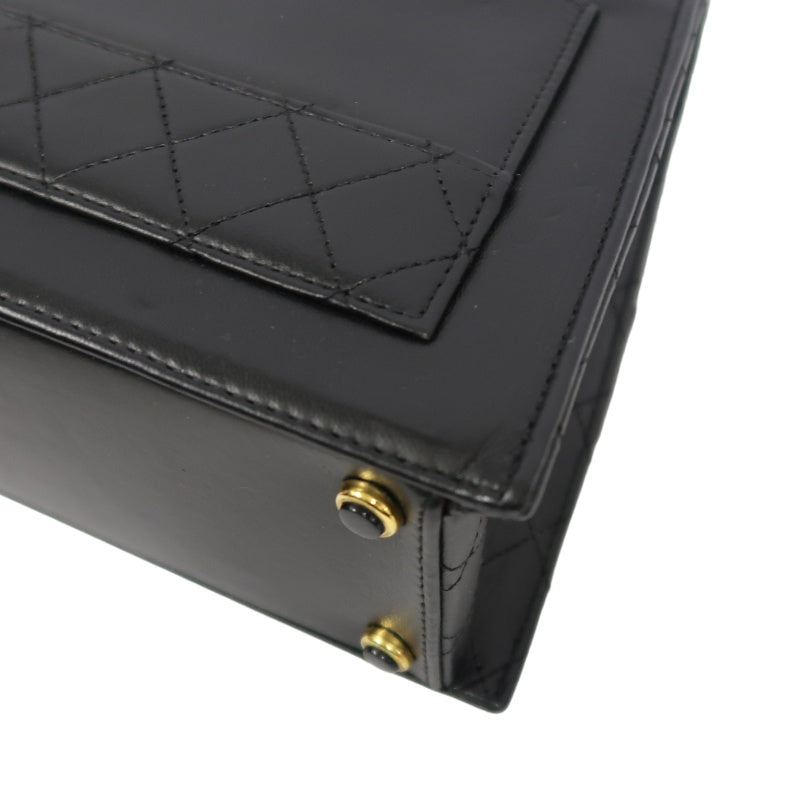 CHANEL 2.55 Shoulder Bag Lambskin Black Gold HardwareBlack Lambskin Quilted Flap Box Shoulder Bag