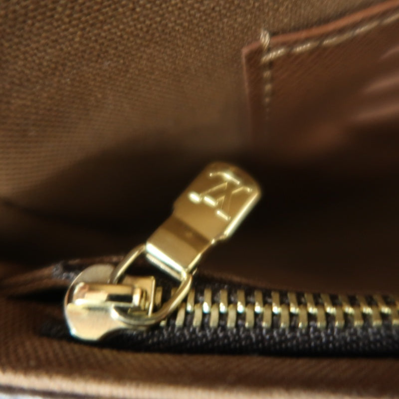 Louis Vuitton Wallet On Chain Ivy Monogram Handbag, Brown, with Shoulder Strap, PVC