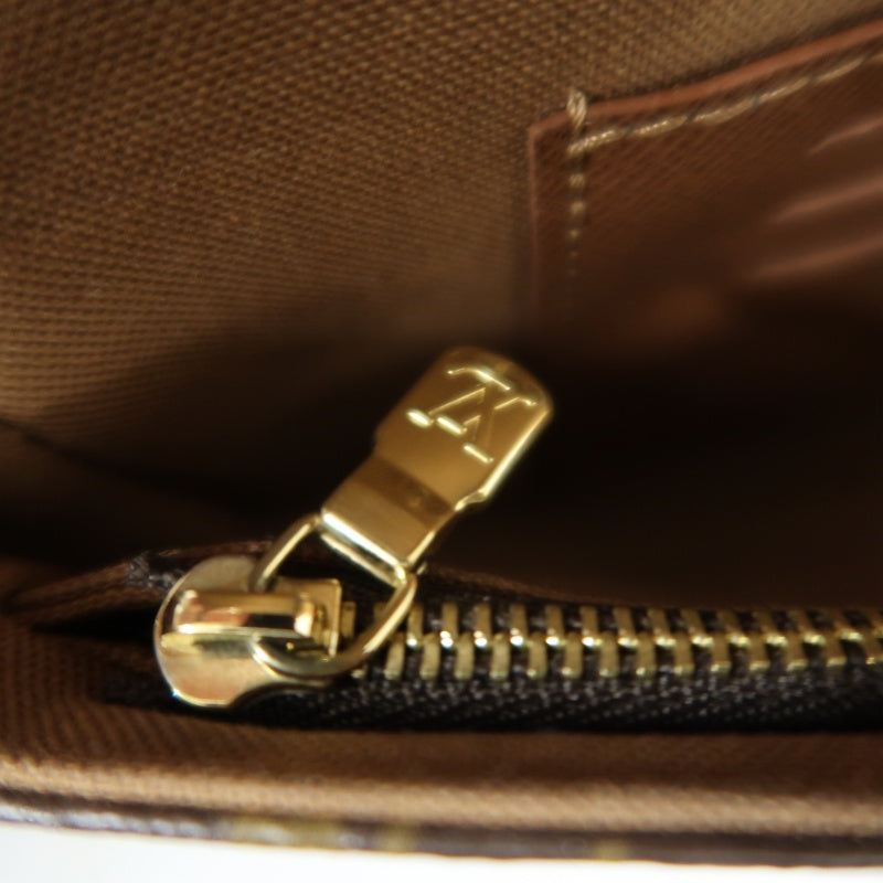 Louis Vuitton Wallet On Chain Ivy Monogram Handbag, Brown, with Shoulder Strap, PVC