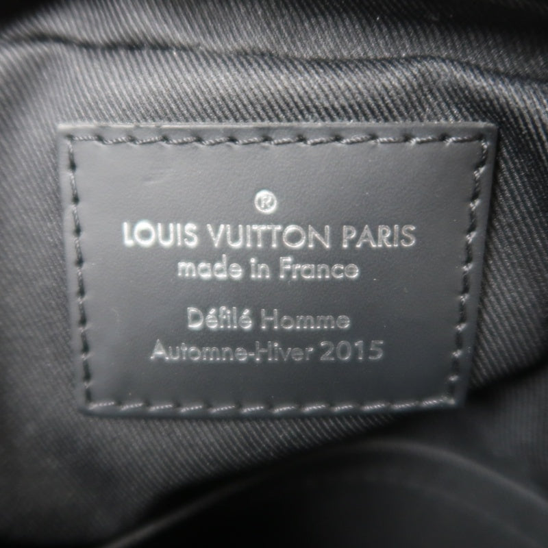 LOUIS VUITTON Amazon Christopher Nemeth Collaboration Damier Graphite Shoulder Bag, Black PVC Double-layer Crossbody Camera Bag