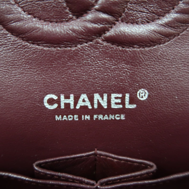CHANEL Classic Flap (CF) Matelasse Shoulder Bag, Lambskin, Black, Silver Hardware