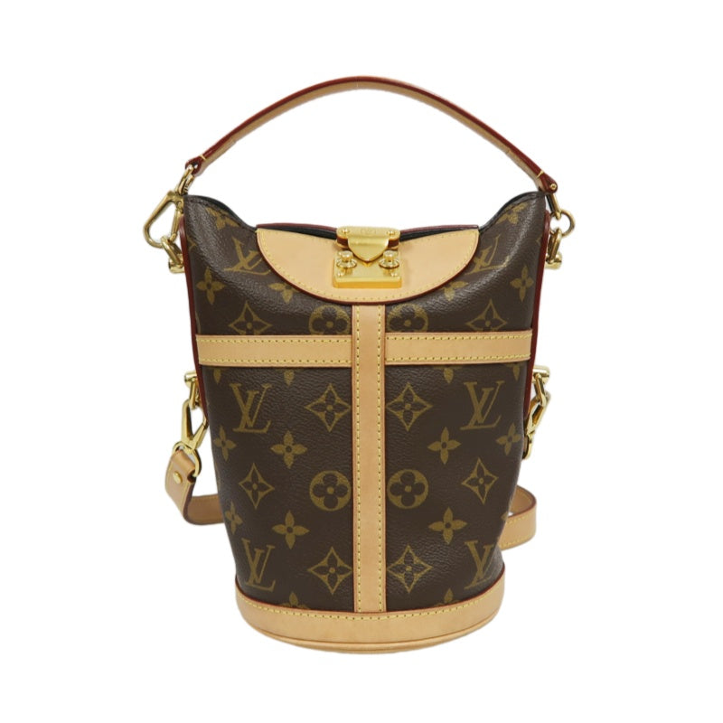 Louis Vuitton Duffle Bag Monogram Handbag Brown&nbsp; Monogram PVC&nbsp; With Shoulder Strap