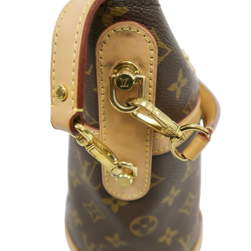 Louis Vuitton Duffle Bag Monogram Handbag Brown&nbsp; Monogram PVC&nbsp; With Shoulder Strap