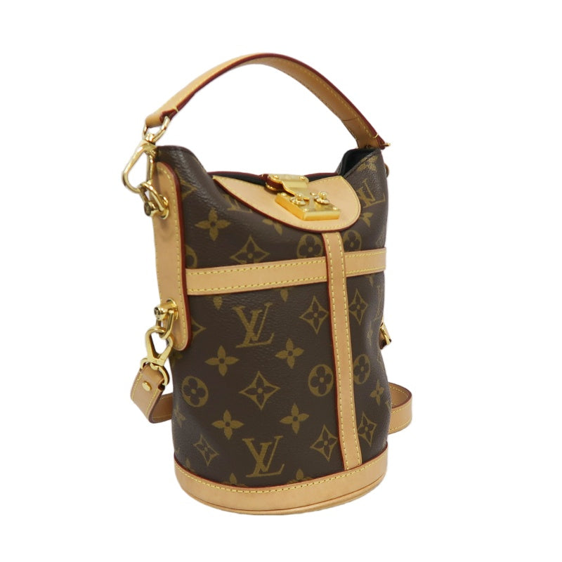 Louis Vuitton Duffle Bag Monogram Handbag Brown&nbsp; Monogram PVC&nbsp; With Shoulder Strap