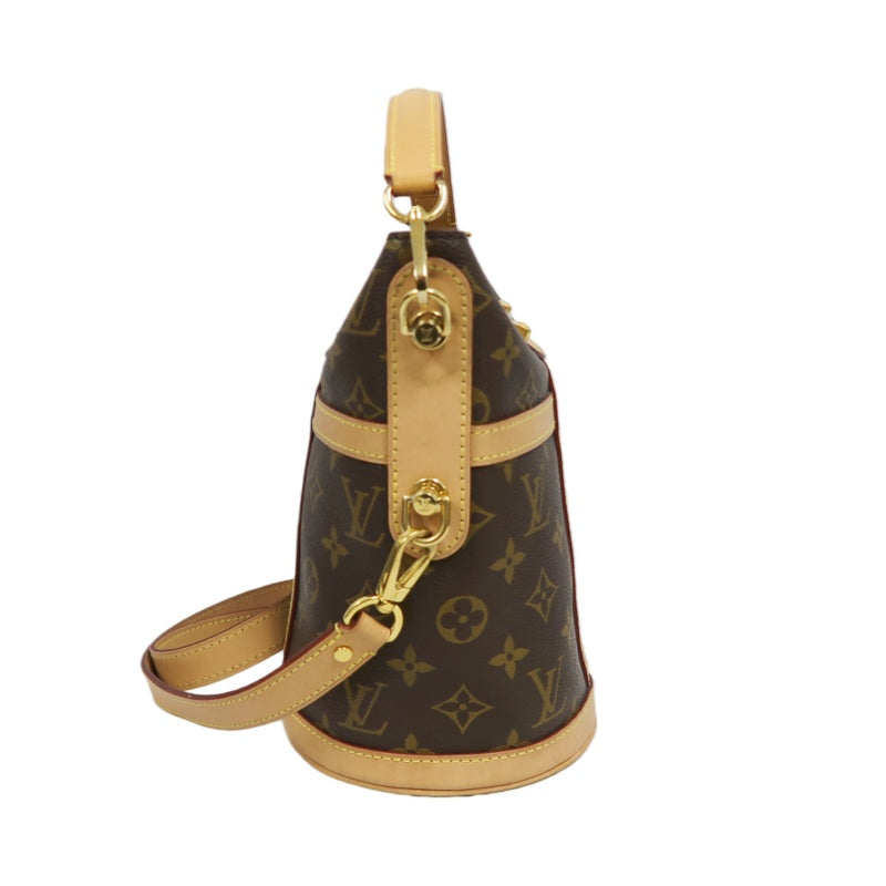 Louis Vuitton Duffle Bag Monogram Handbag Brown&nbsp; Monogram PVC&nbsp; With Shoulder Strap
