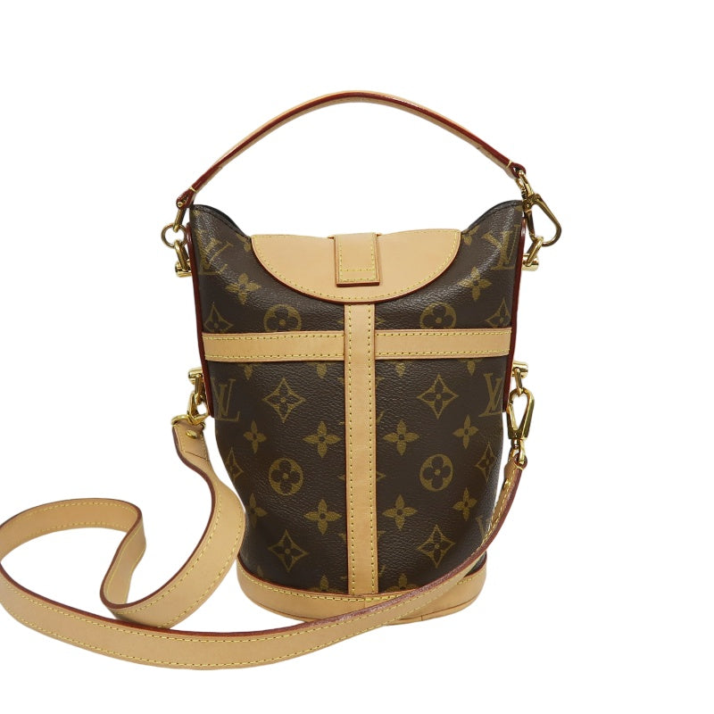 Louis Vuitton Duffle Bag Monogram Handbag Brown&nbsp; Monogram PVC&nbsp; With Shoulder Strap