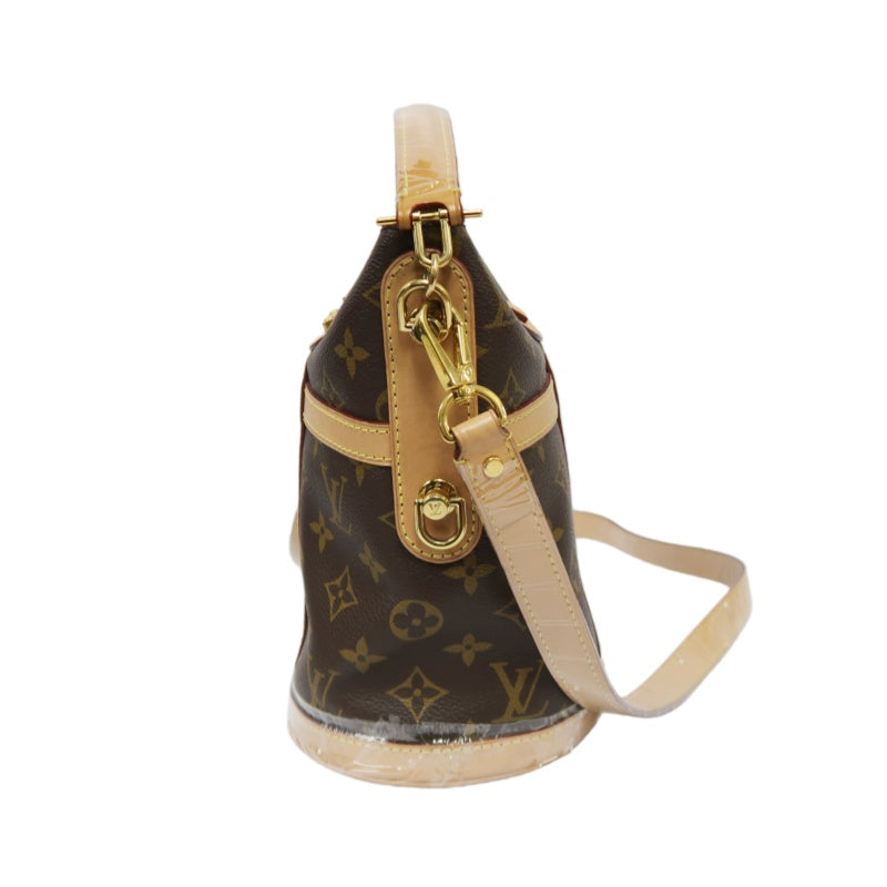 Louis Vuitton Duffle Bag Monogram Handbag Brown&nbsp; Monogram PVC&nbsp; With Shoulder Strap