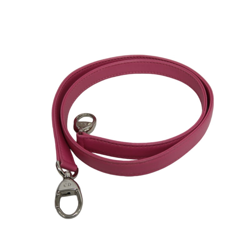 DIOR Lady Dior Cannage Stitch Handbag, Lambskin, Grey Pink, Silver Hardware