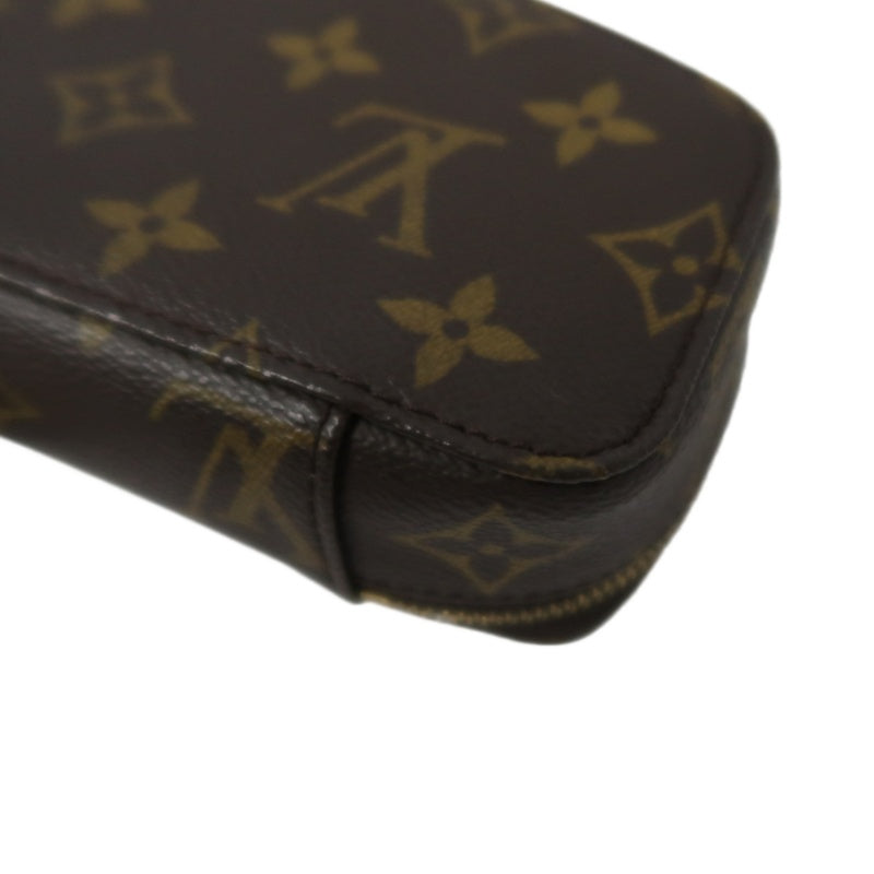 Louis Vuitton Monogram Pochette Monte Carlo  PVC Half-Moon Toiletry Bag Clutch Bag
