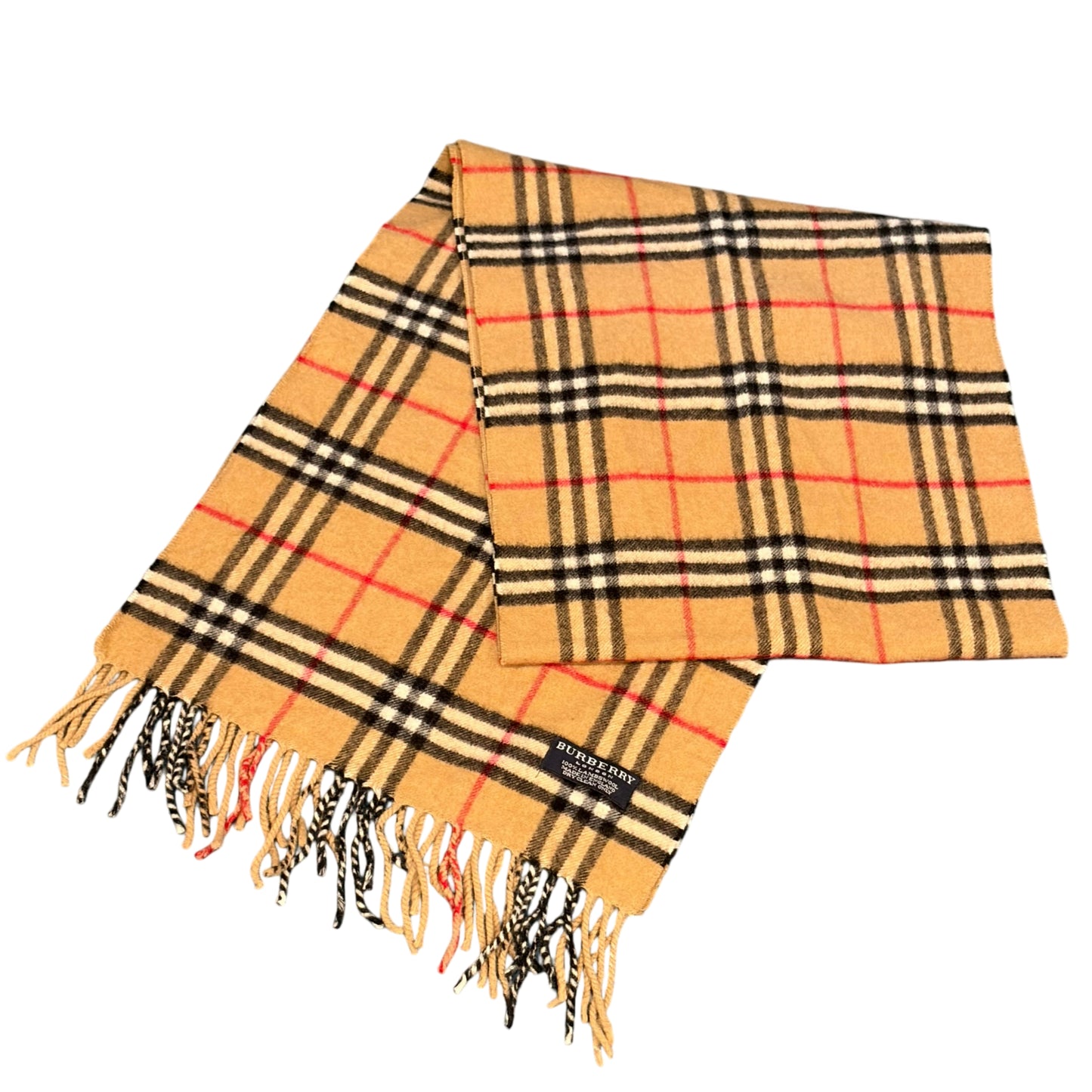 BURBERRY Nova Check Scarf Beige