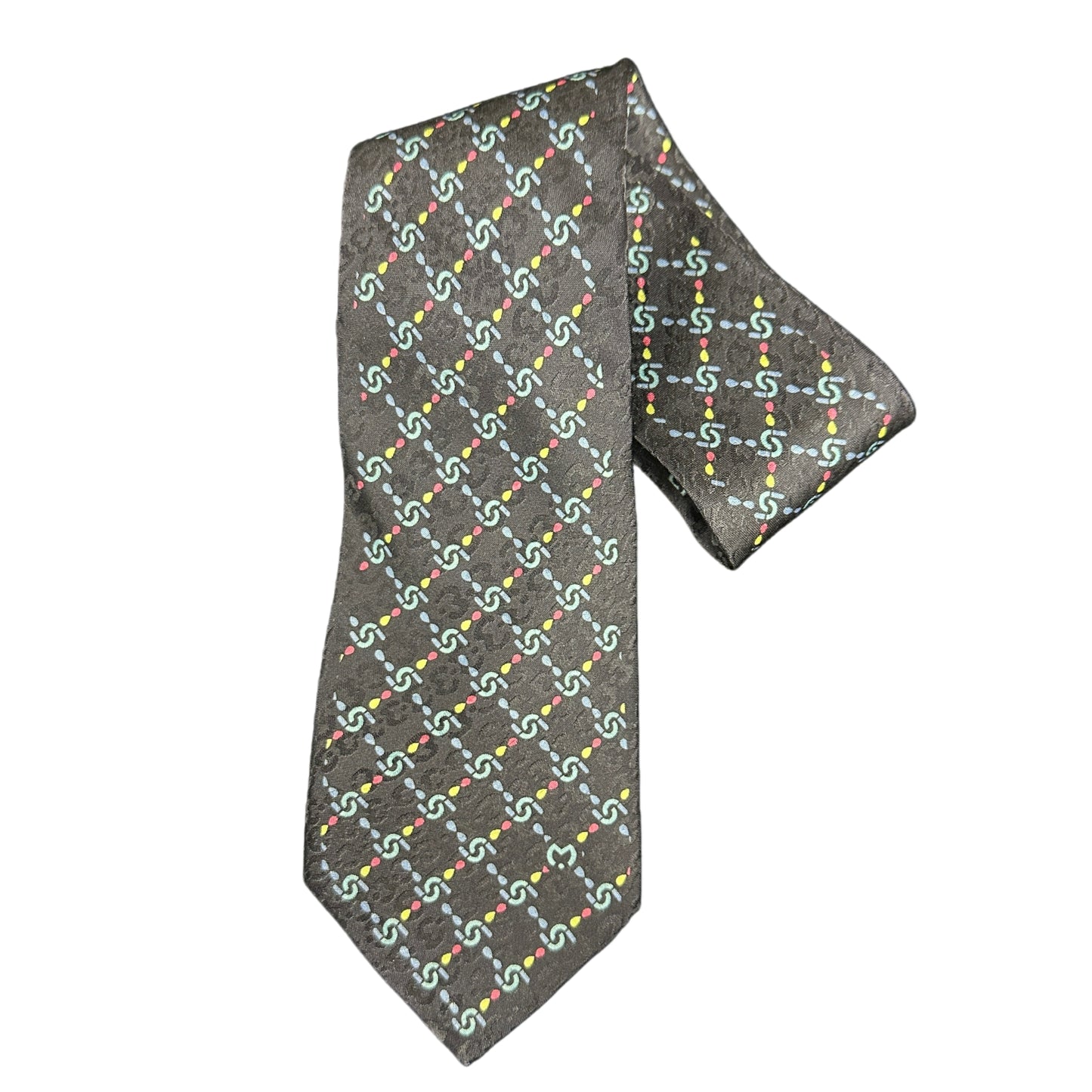 MILA SCHON  tie, navy, with tag