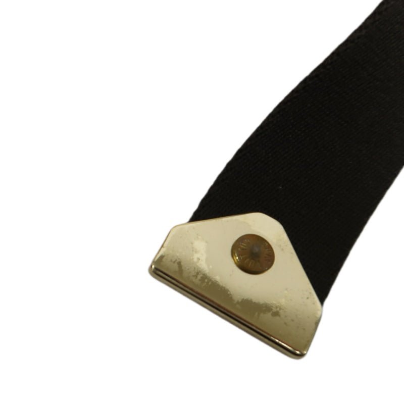 LOUIS VUITTON Antigua Buzas PM Shoulder Bag, White/Brown Canvas with Gold Hardware