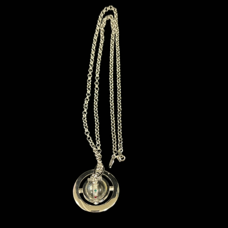 VIVIENNE WESTWOOD Silver Classic Saturn Orb Alloy Necklace