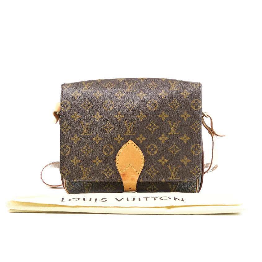 LOUIS VUITTON Cartesiere Monogram Shoulder Bag, Brown. LV Monogram Canvas Saddle Bag, Crossbody Bag. Comes with dust bag.