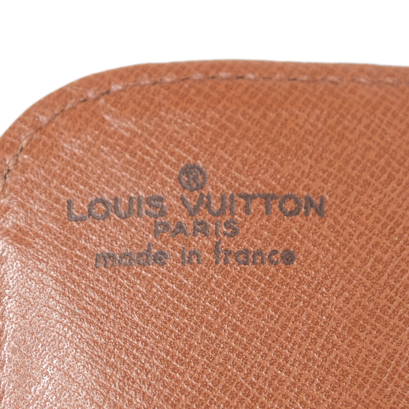 LOUIS VUITTON Cartesiere Monogram Shoulder Bag, Brown. LV Monogram Canvas Saddle Bag, Crossbody Bag. Comes with dust bag.