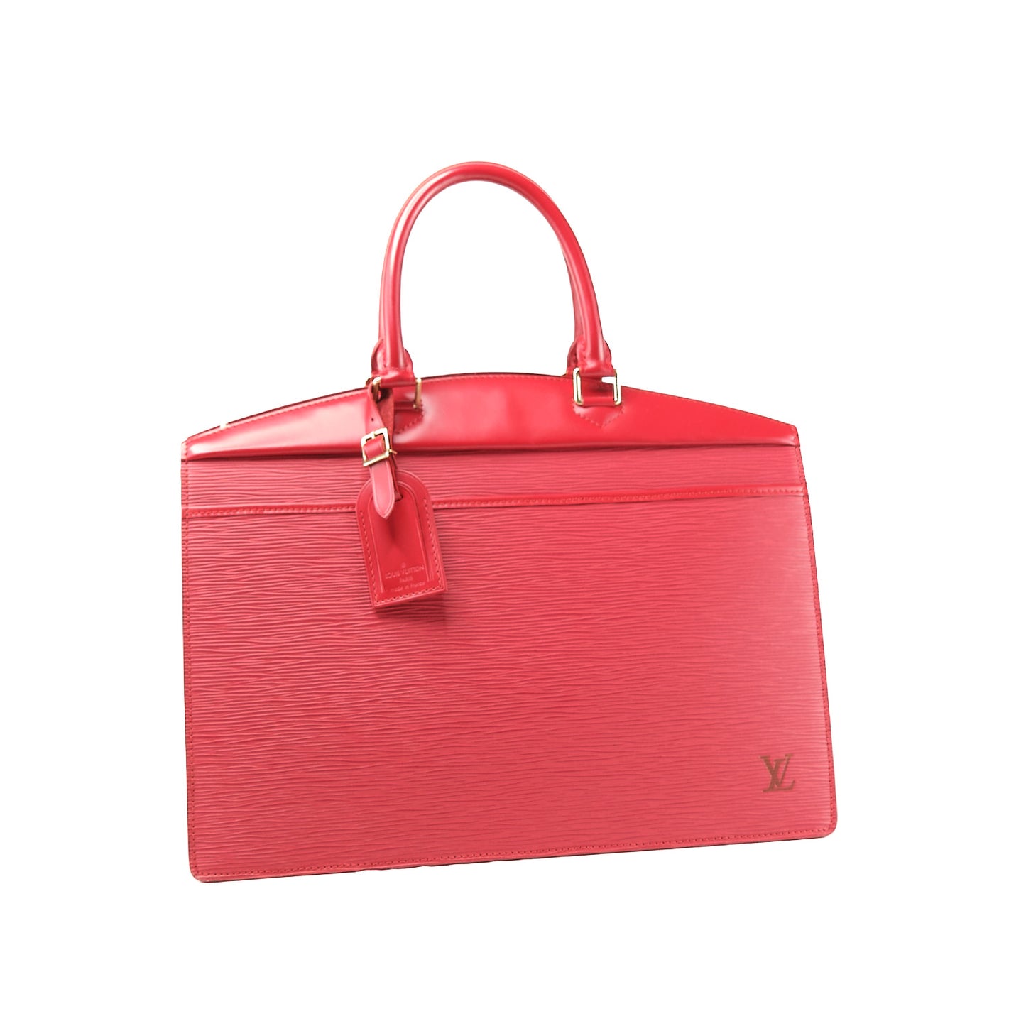 LV Vuitton Epi Riviera Handbag, Castilian Red, with dust bag
