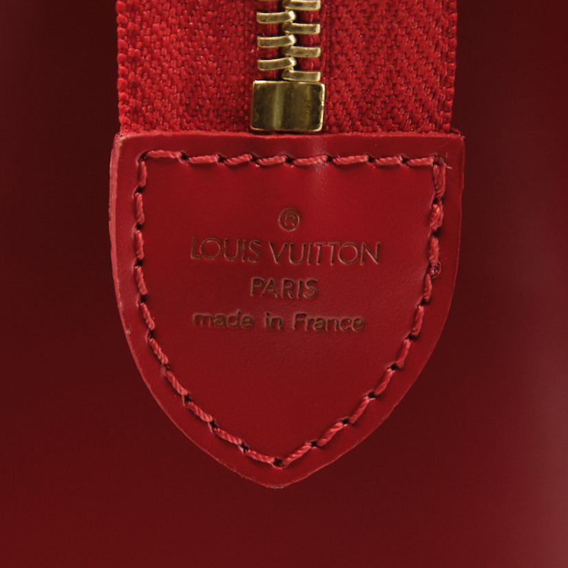 LV Vuitton Epi Riviera Handbag, Castilian Red, with dust bag