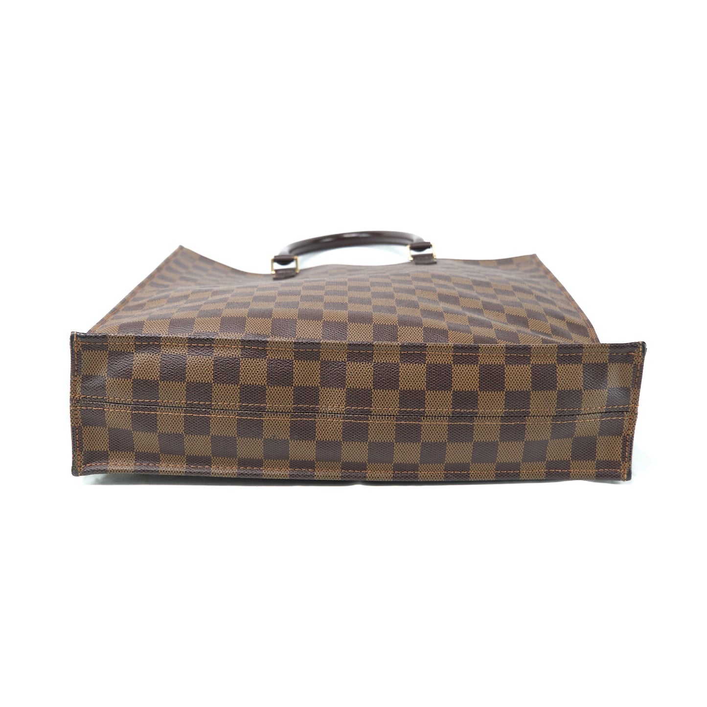 Louis Vuitton Damier Pre-Owned Sac Plat Tote Bag  PVC Music Sheet Bag Handbag