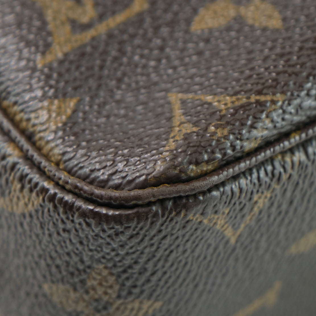 LV Vuitton Monogram Pouch & True Wallet, PVC (Cosmetic & Toiletry Bag Style)