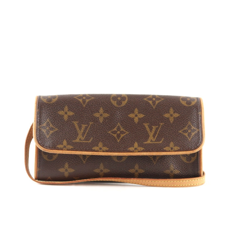 Louis Vuitton Monogram PVC Pochette Florentine Shoulder Bag (with Long Strap, Envelope Style)