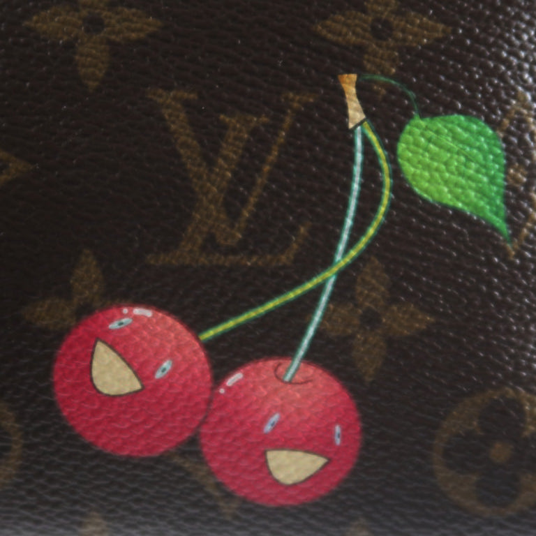 Louis Vuitton (LV) Monogram Cherry Limited Edition Pouch (Handbag/Armpit Bag), Includes Dust Bag