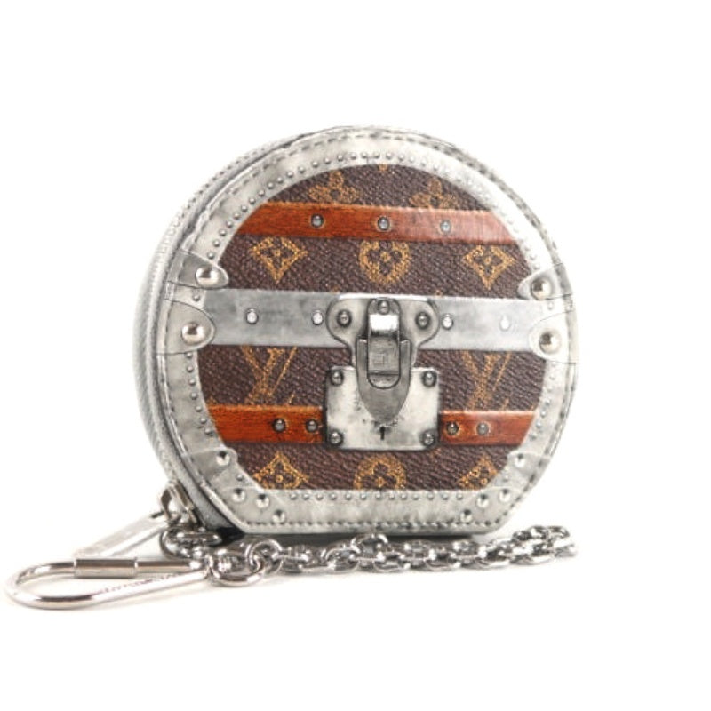 Louis Vuitton (LV) Monogram Tromp l'oeil Micro Boite Chapeau Coin & Key Case, Limited Edition, PVC, Includes Dust Bag & Authentication Card