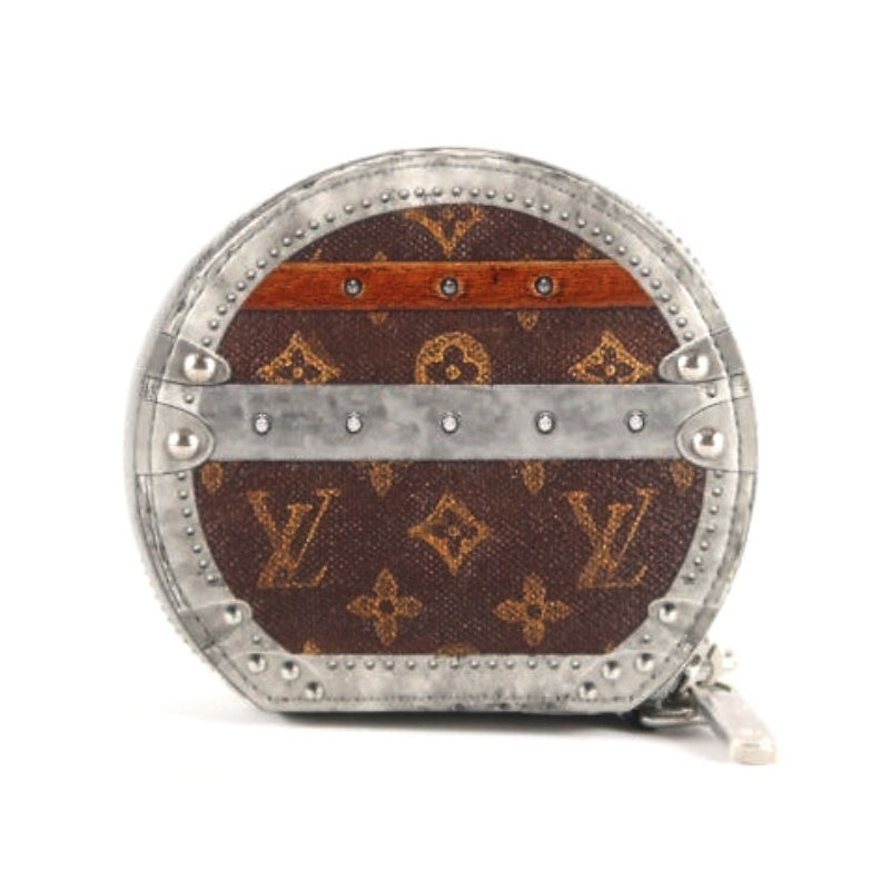Louis Vuitton (LV) Monogram Tromp l'oeil Micro Boite Chapeau Coin & Key Case, Limited Edition, PVC, Includes Dust Bag & Authentication Card
