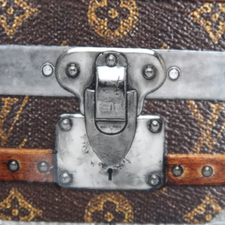 Louis Vuitton (LV) Monogram Tromp l'oeil Micro Boite Chapeau Coin & Key Case, Limited Edition, PVC, Includes Dust Bag & Authentication Card