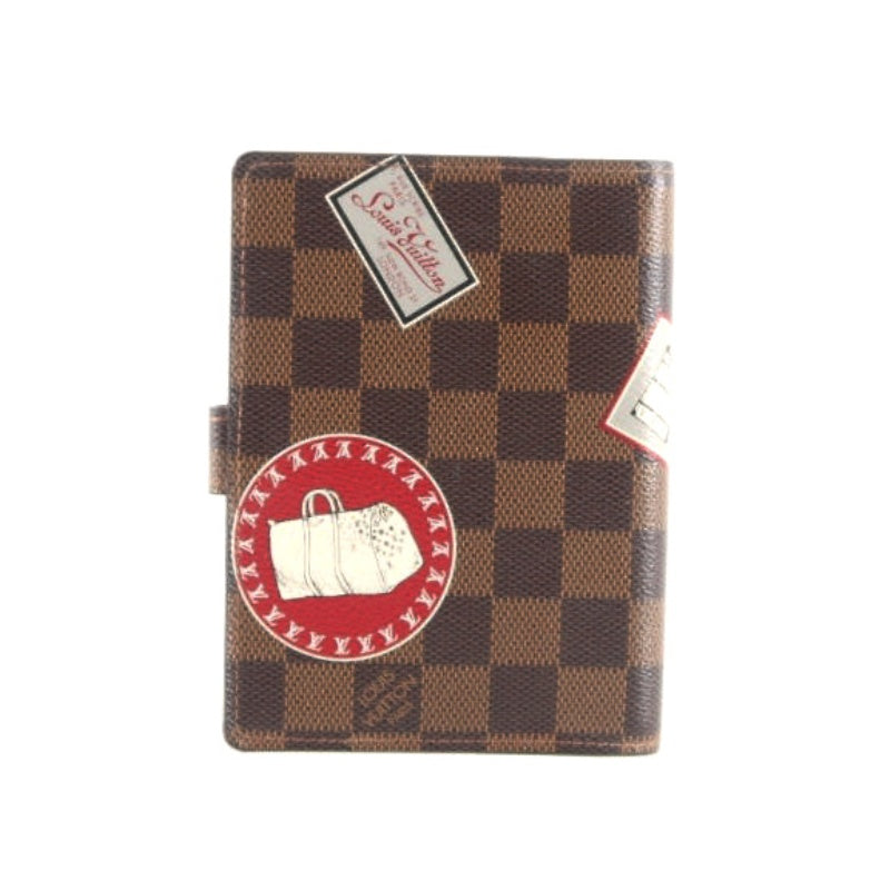 LOUIS VUITTON Damier Agenda PM Notebook & Passport Holder, PVC Material