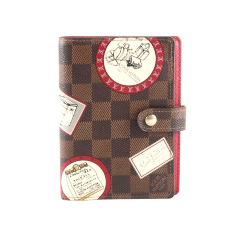LOUIS VUITTON Damier Agenda PM Notebook & Passport Holder, PVC Material