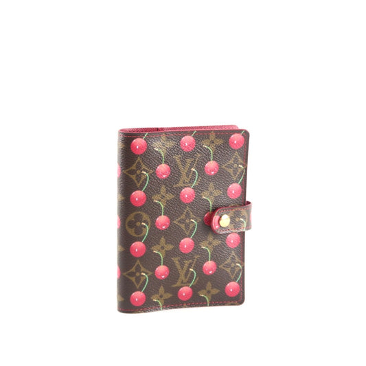 Louis Vuitton (LV) Monogram Agenda Cherry, Limited Edition, with Initials