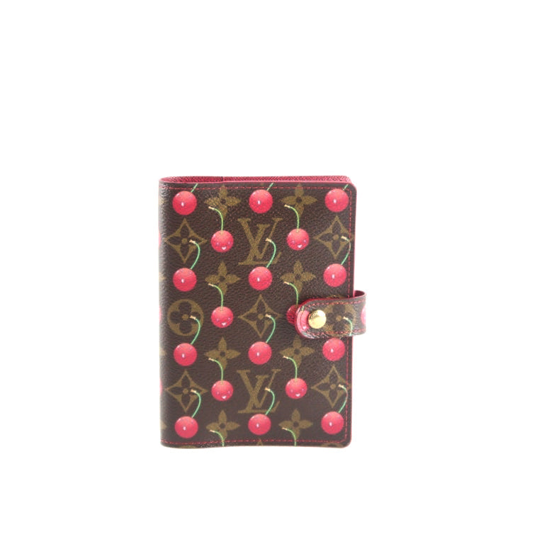 Louis Vuitton (LV) Monogram Agenda Cherry, Limited Edition, with Initials