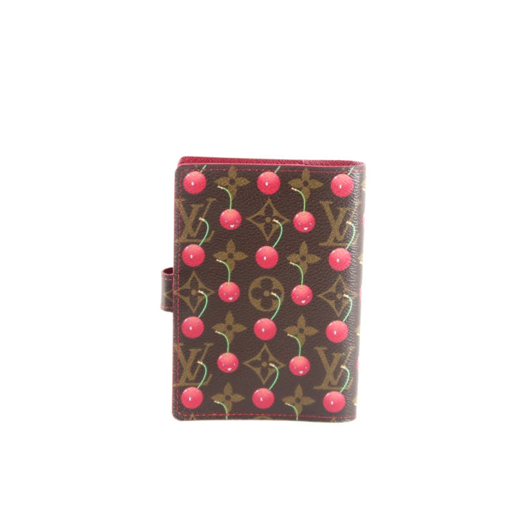 Louis Vuitton (LV) Monogram Agenda Cherry, Limited Edition, with Initials
