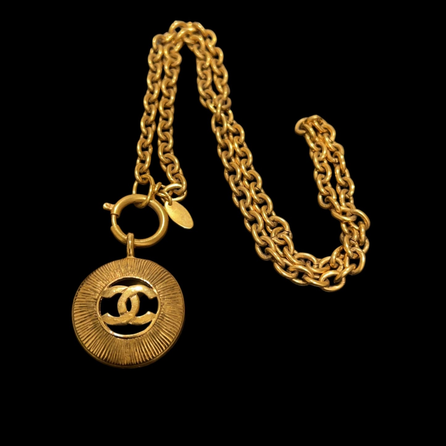 CHANEL Necklace, GP (Gold Plated), Alloy, Sweater Chain / Waist Chain