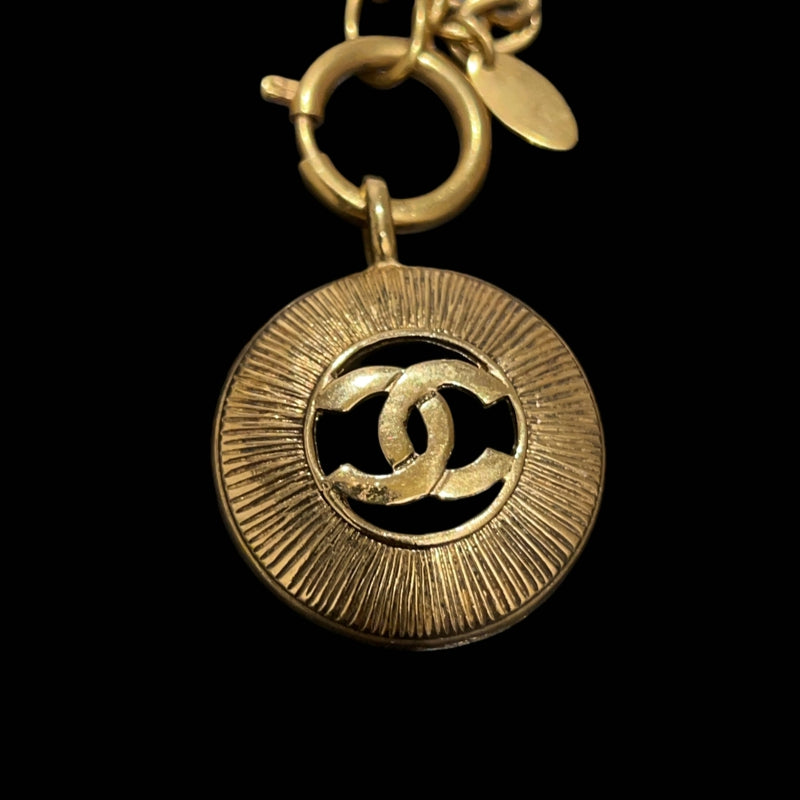 CHANEL Necklace, GP (Gold Plated), Alloy, Sweater Chain / Waist Chain