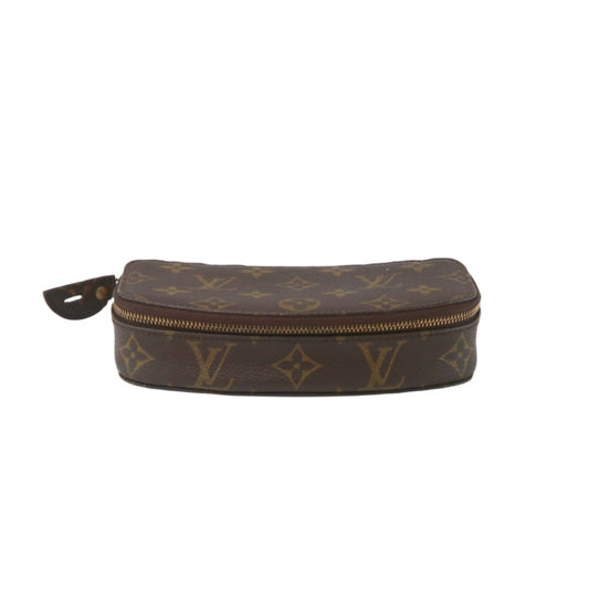 Louis Vuitton Monogram Pochette Monte Carlo  PVC Half-Moon Toiletry Bag Clutch Bag