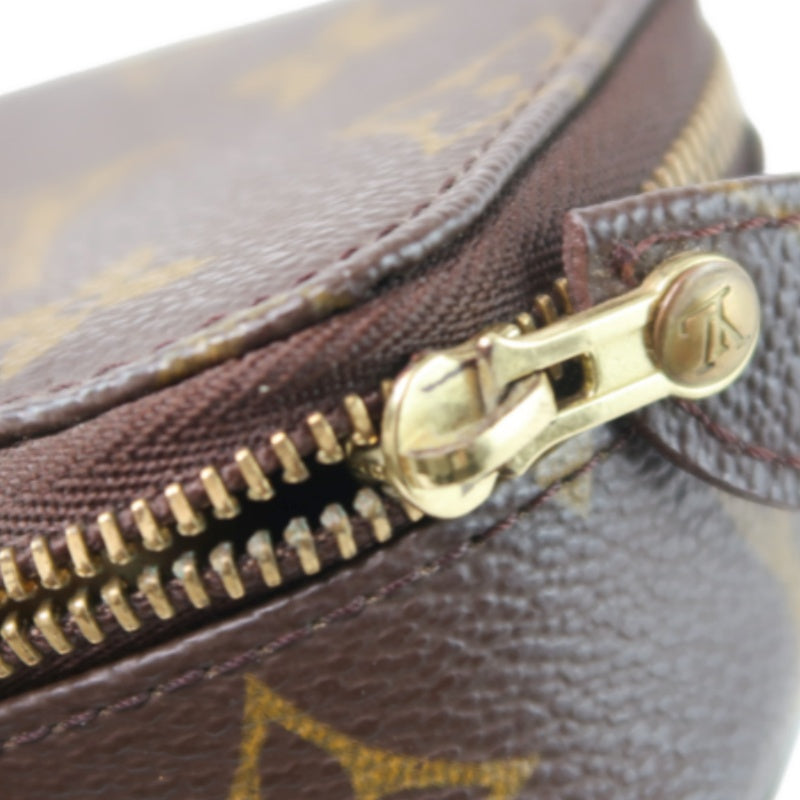 Louis Vuitton Monogram Pochette Monte Carlo  PVC Half-Moon Toiletry Bag Clutch Bag