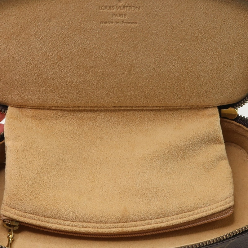 Louis Vuitton Monogram Pochette Monte Carlo  PVC Half-Moon Toiletry Bag Clutch Bag